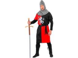 Fato de Homem WIDMANN Guerreiro Medieval Vermelho (Tam.: S)