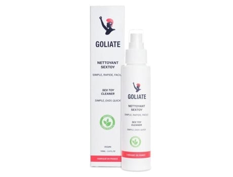 Goliate O Prazer À Francesa - Limpador Desinfetante Para Brinquedos Sexuais - Protege Cores Prolonga A Vida Base Água 100 Ml