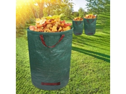 Saco Coletor De Folhas Portátil Para Jardinagem, Organizador Resíduos