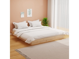 Vidaxl Estrutura De Cama Sem Colchão 160x200 Cm Madeira Maciça