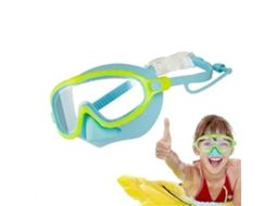 Óculos de Natação com Proteção Nasal, Antiembaçante, Antivazamento, À Prova D'água, para Mergulho com Snorkel AQUAFORGE