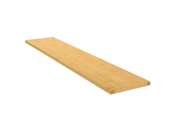 Prateleira de parede VIDAXL Marrom Bambu (100x20x1,5 cm)