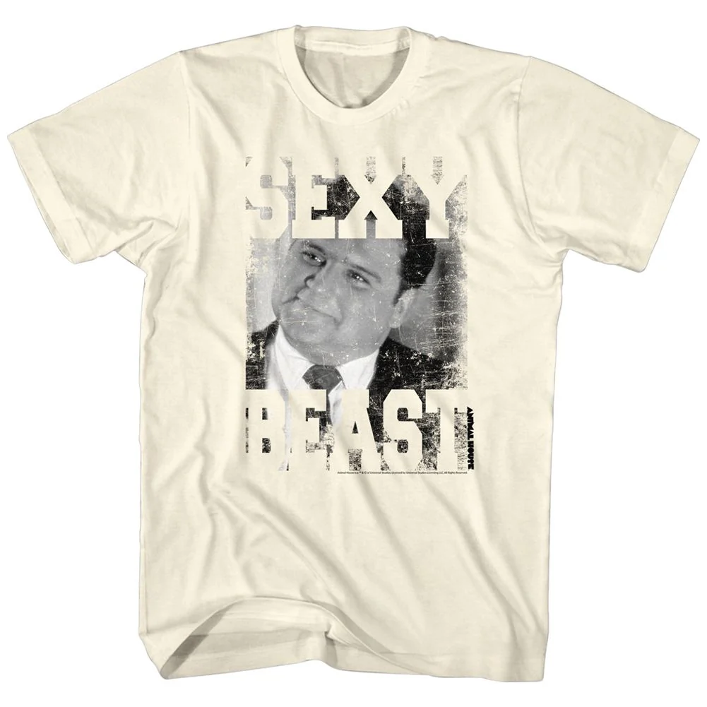 Rockinstone Animal House Movie Sexy Beast Solid Natural Adult Shirt Size:m