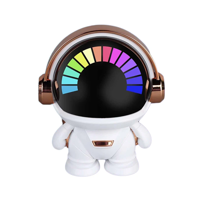 (branco) Caixa De Som Bluetooth Inteligente Tws 360° Com Subwoofer E Microfone