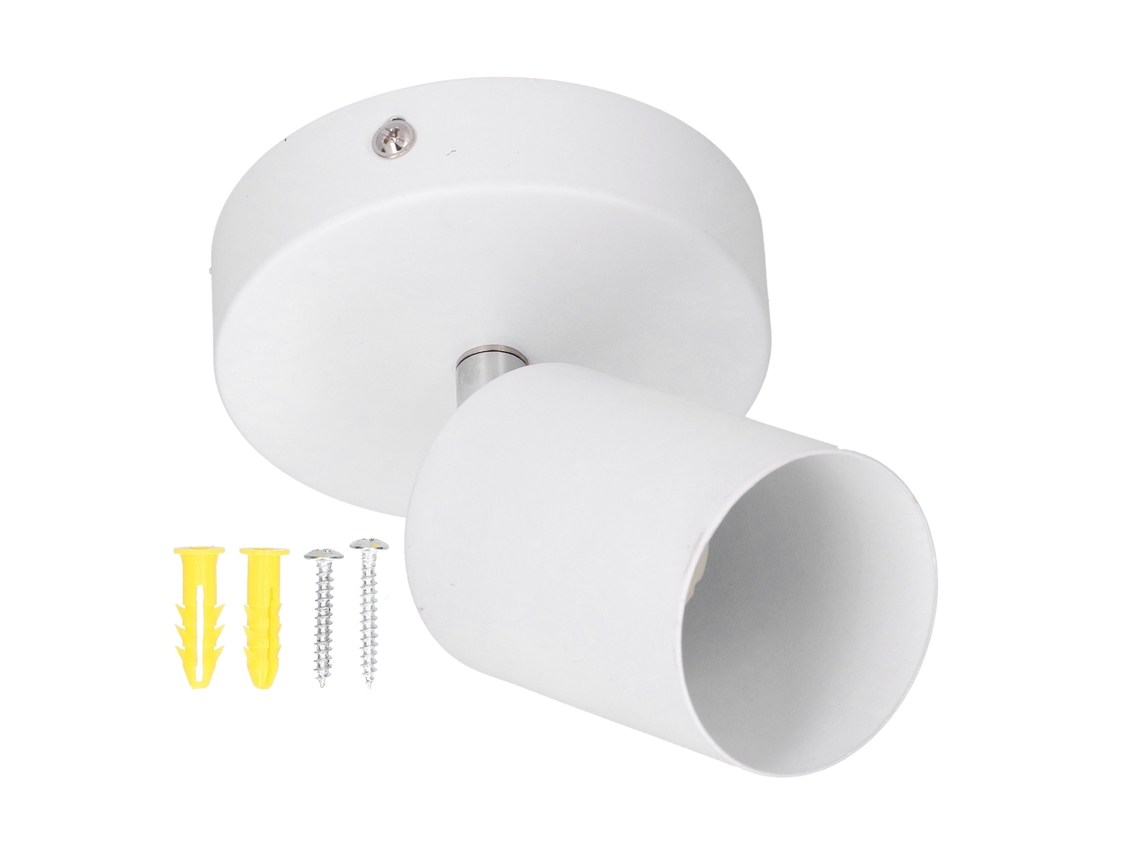 Rebe-soporte De Luz De Riel Ajustable De Hierro Forjado Con Base Gu10, 85-265v, Blanco, Para Dormitorio Y Centro Comercial
