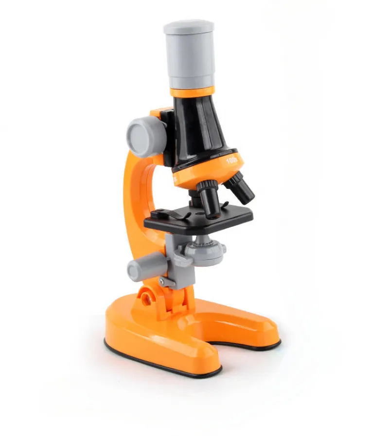 Microscópio Infantil Com Ângulo Ajustável 1200x - Laranja - Eifson