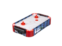 Jogo De Mesa De Hóquei De Ar Relaxdays, Hóquei De Ar Profissional Com Led, Ventilador Incluído, Acessórios, Colorido
