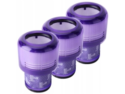 3x Filtro Para Aspirador De Pó Dyson V11 Sv14 V15 Detect Absolut Animal Total 970013vayotoy