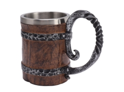 Copo de Cerveja Viking em Aço Inox 304 | S/MARCA