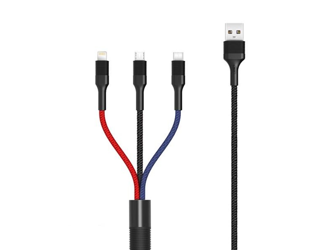 Cabo Usb Ios Micro XO Nylon Multicor