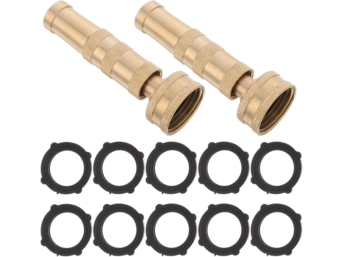 Conjunto De 12 Bicos Mangueira Latão Com Fluxo Água Ajustável,