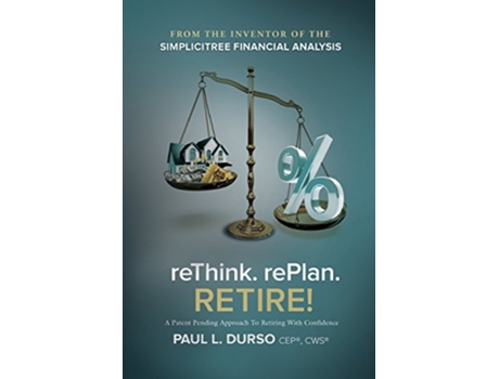 Livro ReThink RePlan RETIRE de Paul Durso (Inglês)