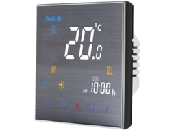 Termostato Inteligente Wifi Para Conforto Doméstico Com Economia De Energia, Controle Por Tela Sensível Ao Toque Com Comando De Voz Slowmoose