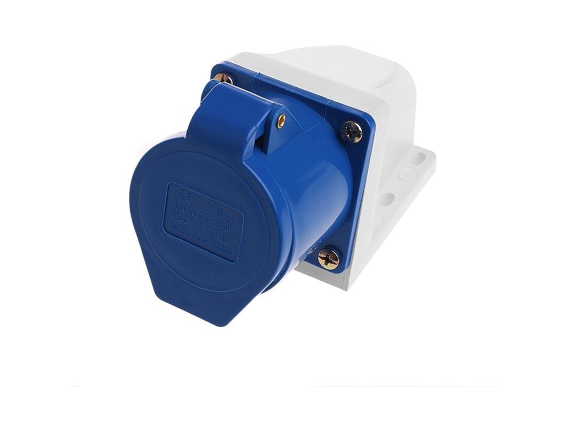 Tomada industrial 3 pinos, IP44, 32a, 220-250v BRILVIBERA