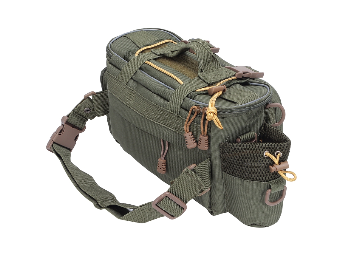 Mochila de Pesca Impermeável Capacidade Grande Verde Militar