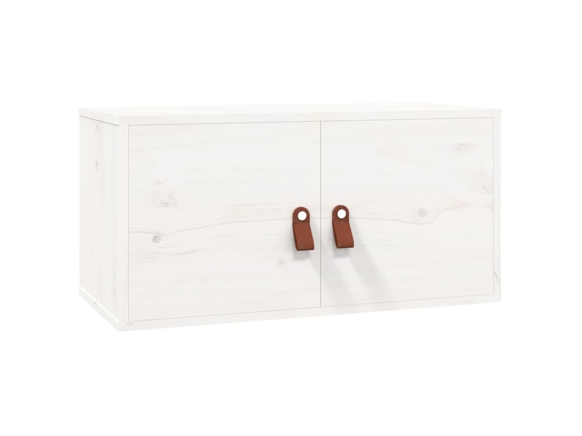 Wall Cabinet, Wall Cabinets Vidaxl Branco Madeira De Pinho (n/a)