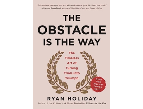 Livro Obstacle Is the Way de Ryan Holiday (Inglês - Capa Dura)