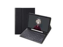 Capa Teclado CUICH para Samsung Galaxy Tab S8Plus/S7Plus/S7Fe 124 Polegadas com Teclado Bluetooth (Preto) 