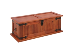 Storage Chest, Storage Chests Vidaxl Marrom Madeira (60 X 25 X 22 Cm)