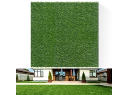 Tapete de Grama Artificial Realista 0.5x2m 20mm Altura Base Tpr Aparência Natural Jardins Gramados Paisagismo Interno Externo MDUG