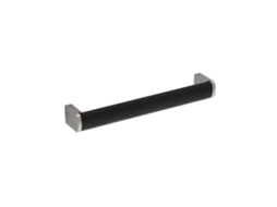 Puxador para Mobiliário em Aço Inox e Zamac Distância Entre Centros 160mm Níquel Acetinado Conjunto com 25 HARDWAREXCHANGE
