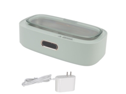 Limpador ultrassônico de 4 velocidades, pequeno dispositivo portátil para óculos, joias, maquiagem, pincéis e relógios, 100-240 V