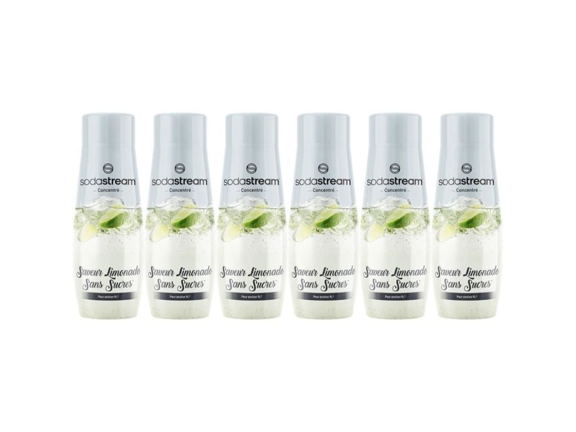 Concentrados Sodastream Pacote De 6 Concentrados De Limonada Sem Açúcar Até 54l De Bebidas 440 Ml