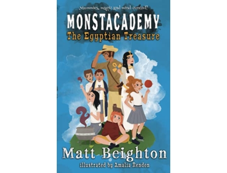 Livro The Egyptian Treasure Monstacademy de Matt Beighton (Inglês)