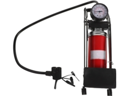 Bomba De Pé Para Pneus De Carro, Pressão Metálica, Design Antiderrapante, Inflador Prático Para Motocicletas E