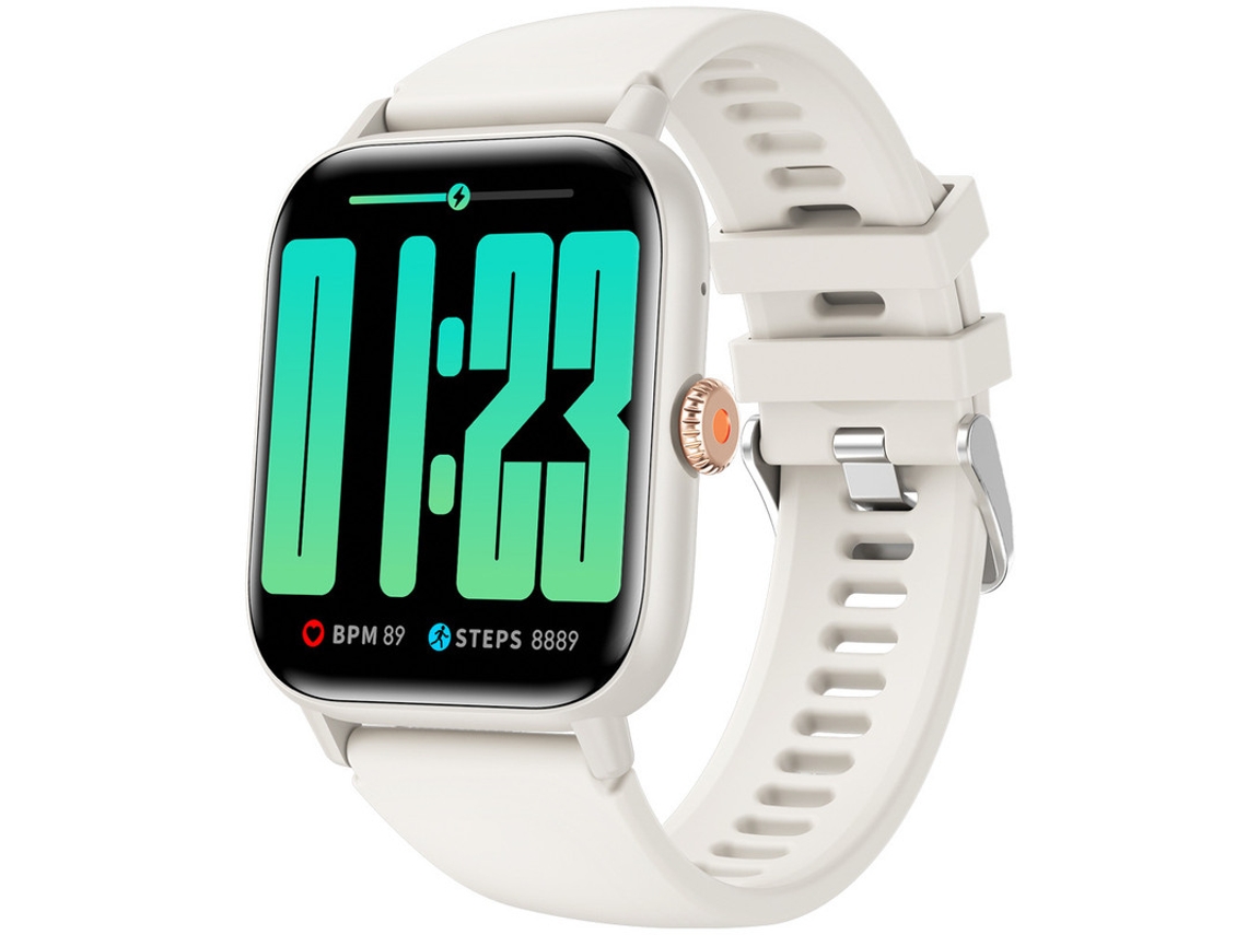 Smartphone Qs13 Feminino Medição de Glicose no Sangue 1 83 Cores Pequeno e Leve Bluetooth Chamada Bege GODTVAGT
