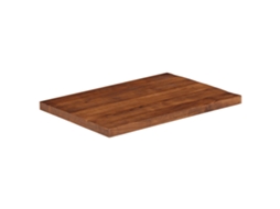 Tampo De Mesa | Tampo De Secretária | Superfície Da Mesa Retangular 90x70x2,5 Cm Madeira Recuperada Maciça