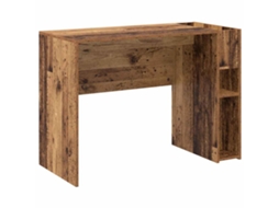 Conjunto 1 Mesa Moderna Vidaxl Castanho Derivados De Madeira (109 X 50 X 78 Cm)