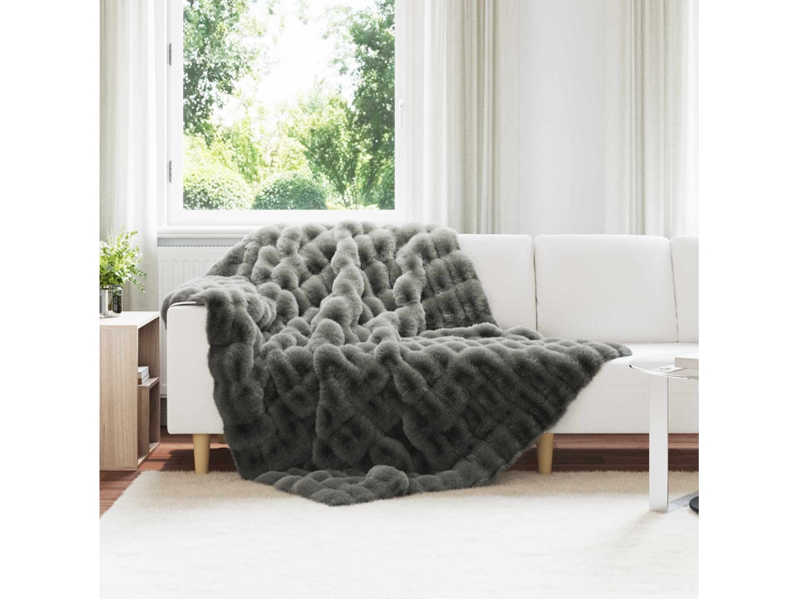 Vidaxl Manta Antideslizante De Sintética De Coelho Olite 150 X 220 Cm