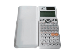 Calculadora Científica com 552 funções tela HD energia dual para estudantes professores engenheiros portátil TY 991EX branco | S/MARCA