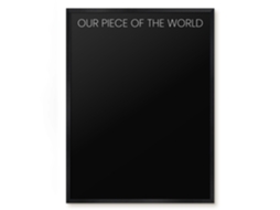 Magnetic Wall Board Our Piece Of The World For The Office Espelharte (60x80 Cm)