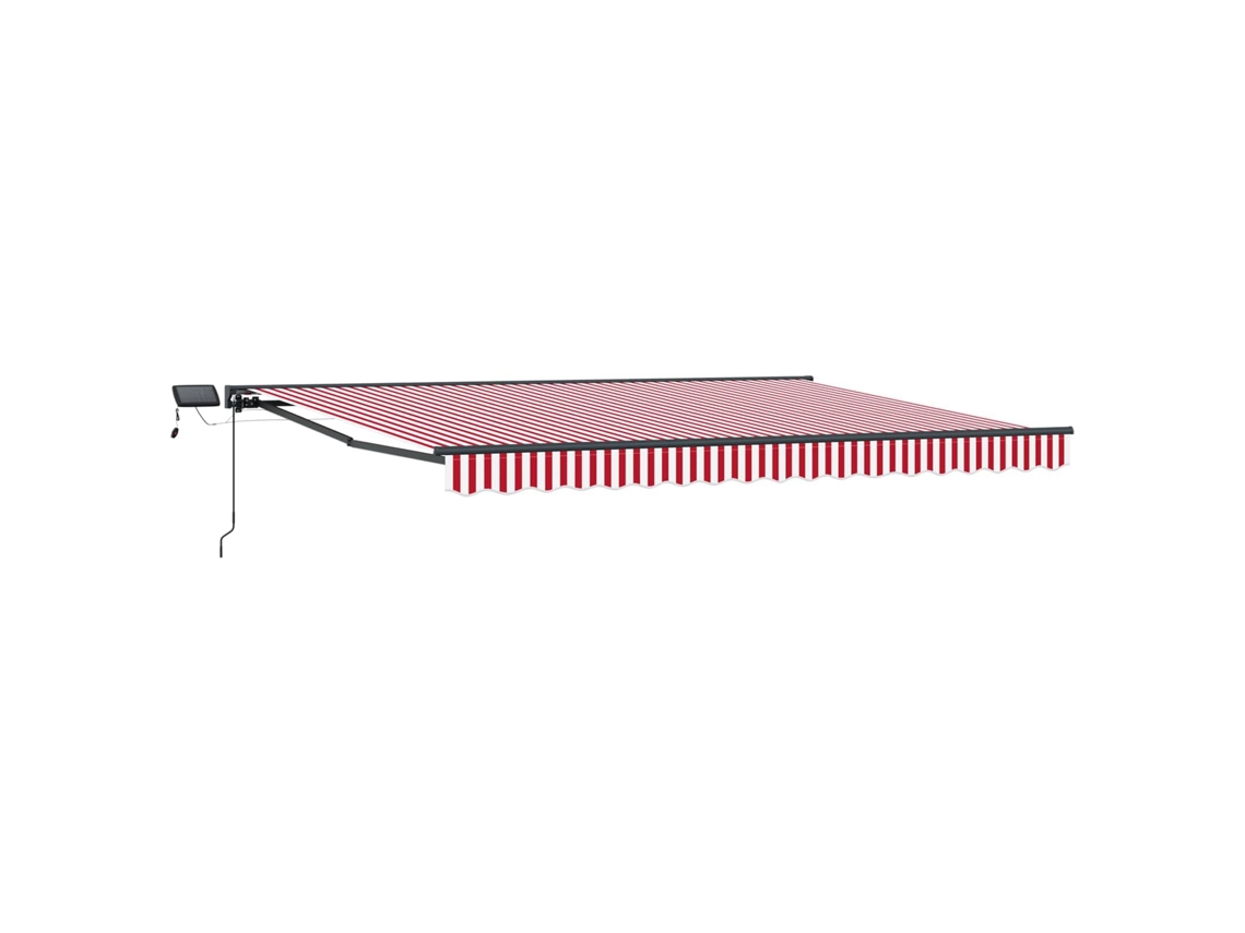 Conjunto 1 Toldo Manual Vidaxl Antracite Alumínio (4,5 × 3 M)