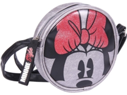Mala Tiracolo MINNIE MOUSE (Cinzento - Poliuretano - 18x18x4 cm)