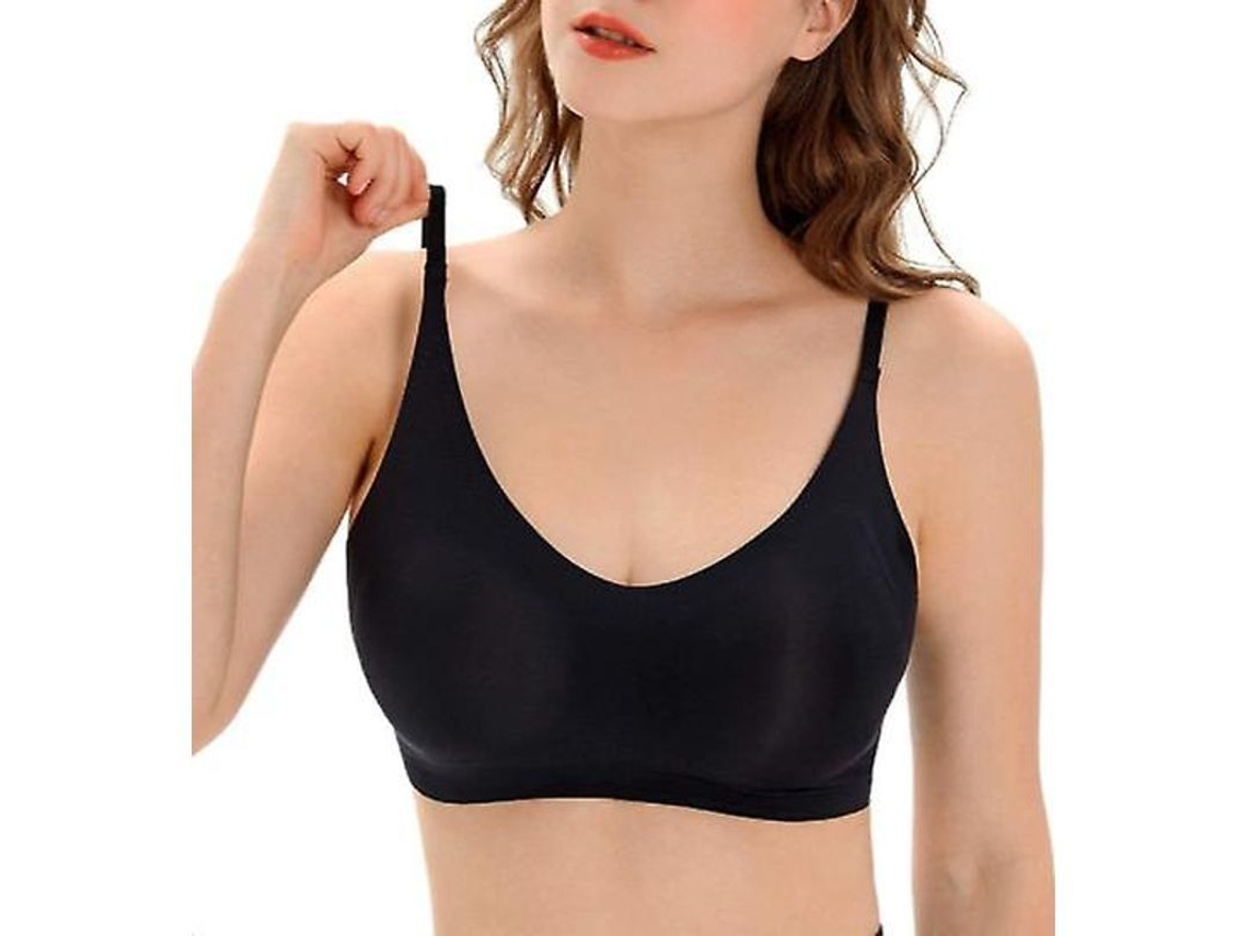 2026 bras Sem Fios Sem Costuras, Macios e Leves, com Relleno Removível, Modelo V para Mulher