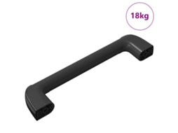 Cabo Liso 69 Pcs Preto 380 X 34 X 85 Mm Alumínio e Pp VIDAXL