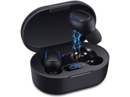 Auriculares In Ear NISSGU True Wireless Bluetooth com Cancelamento de ruído Preto