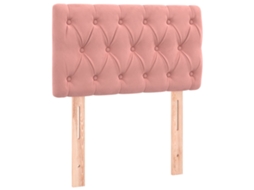 Headboard, Headboards Vidaxl Cor-de-rosa Veludo (80 Cm)