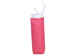 Garrafa De Água Dobrável, Leve E Portátil Para Escola E Ciclismo, Na Cor Violeta.