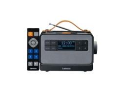 Rádio Portátil Recarregável Dab+ Fm Bluetooth 5.0 com Tela Lcd de 2,75 Polegadas LENCO