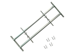 Grelha Ajustãvel De Seguranã§a P/ Janelas Com 2 Travessas 500 650 Mm DKD HOME DECOR