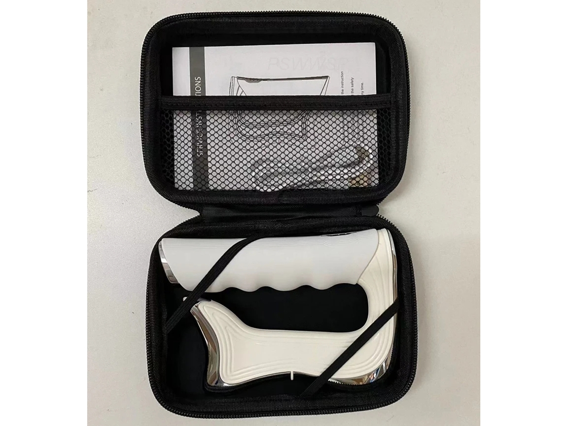 Pistola de Massagem Elétrica para Fáscia, Estimulador Muscular por Microcorrente, Ferramenta de Reabilitação Corporal MDUG (branco)