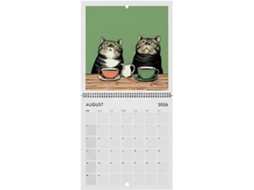 Calendário de Parede Mensal com para Dormitório, Apartamento, e CHABERLU