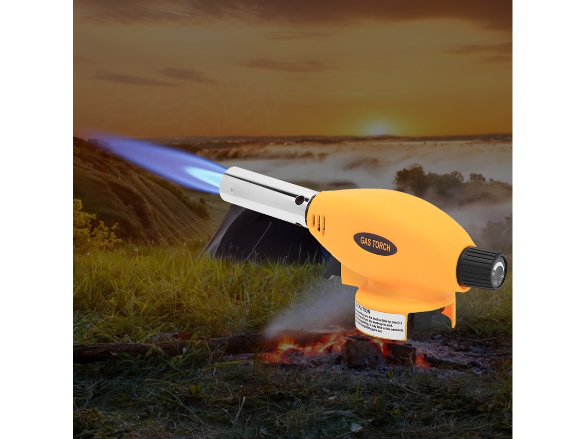 Laxiscreed Isqueiro Portátil Ajustável A Gás Para Exterior Até 1300°c