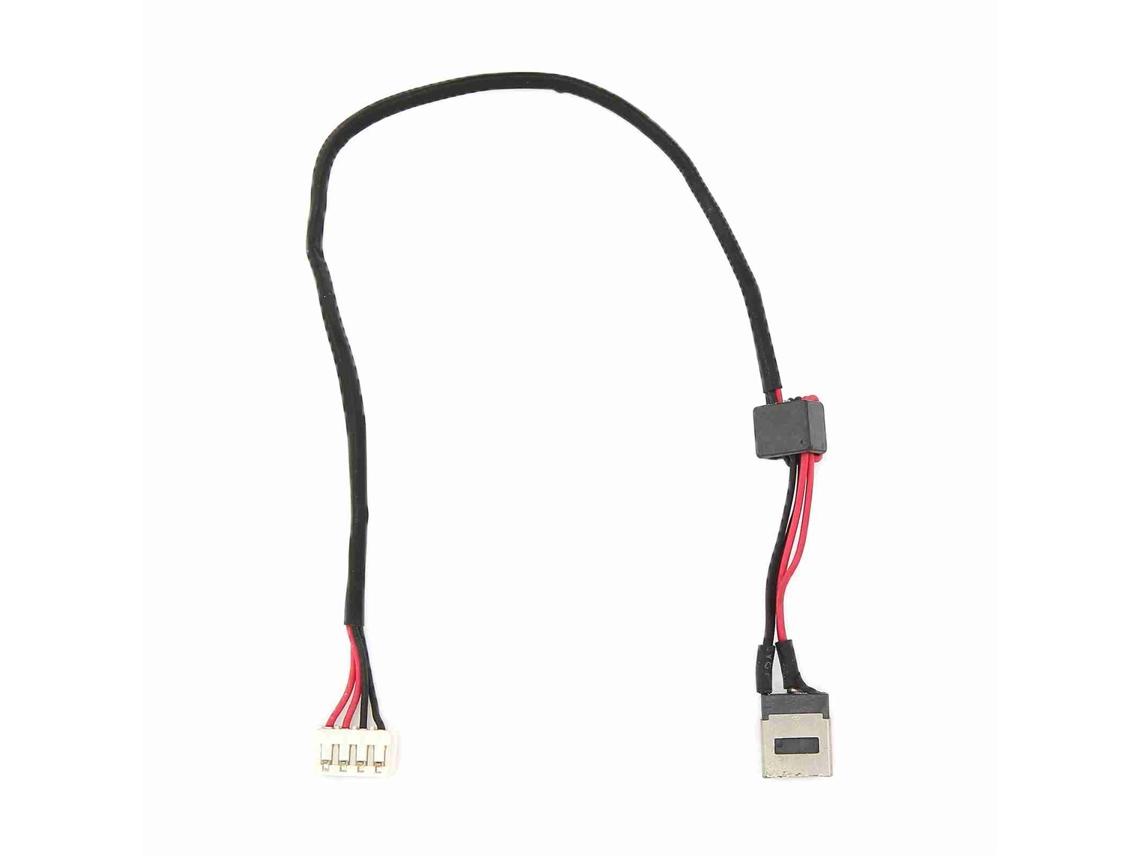 Cabo De Energia 4 Pinos Para Lenovo G555, G550, G450 Substituição De Carga Dc Luz Dourada
