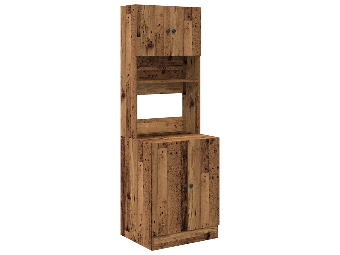 Conjunto 1 Buffet De Cozinha Vidaxl Castanho Derivados De Madeira (60 X 50 X 180 Cm)