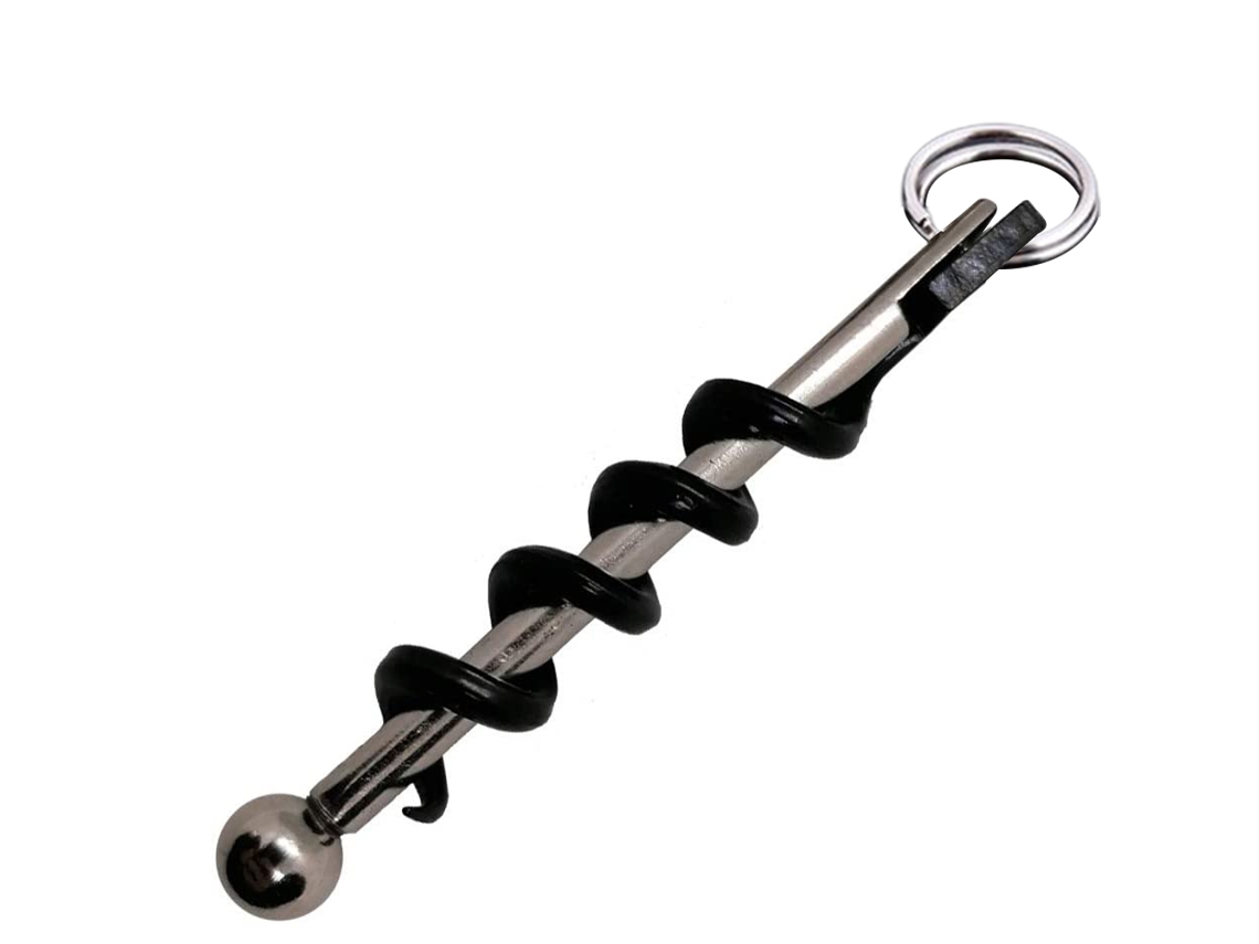 Sacacorchos Mini Llavero de Aço Inoxidável para Camping e Viagens S/MARCA